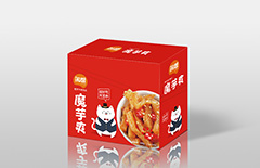 素毛肚纸盒包装|魔芋食品...