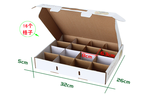 猕猴桃包装的常规尺寸及盒型材质结构