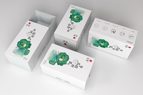 清新优雅的花茶纸盒包装怎样设计制作