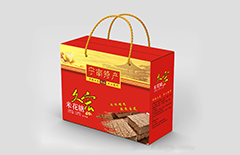 土特产米花糖礼品盒包装定制